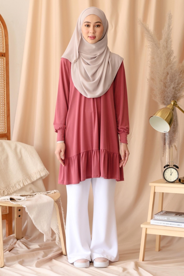 Maryam Blouse - Coral Maryam Blouse - Coral
